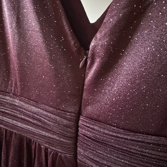 Sparkly Sleeveless Purple Evening Gown 26 NWT - Picture 8 of 10